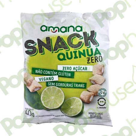 SNACK ZERO ACUCAR LIMAO - AMANA