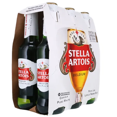 Stella Artois Cerveja Lager 330Ml Long Neck Unidade 360-13