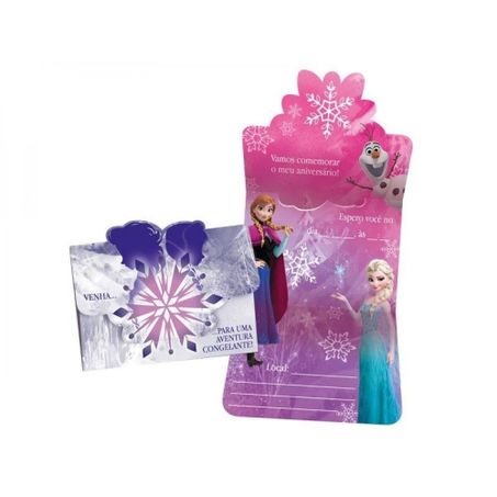 CONVITE REGINA COM 8UN FROZEN GRANDE