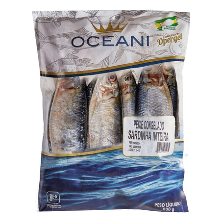Sardinha Inteira Oceani Congelada 800G