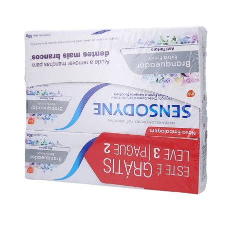 Creme Dental Sensodyne 50g Lv3 Pg2 Branqueador Extra Fresh 360-20