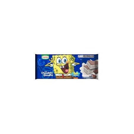 Wafer bob esponja orquidea chocolate/baunilha 90g