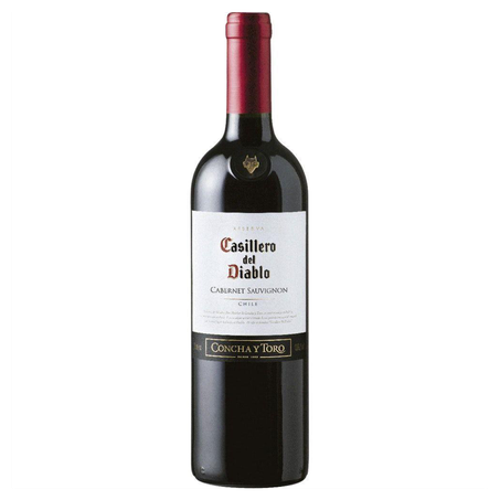 Vinho chileno concha y toro reserva casillero de diablo cabernet sauvignon 750ml