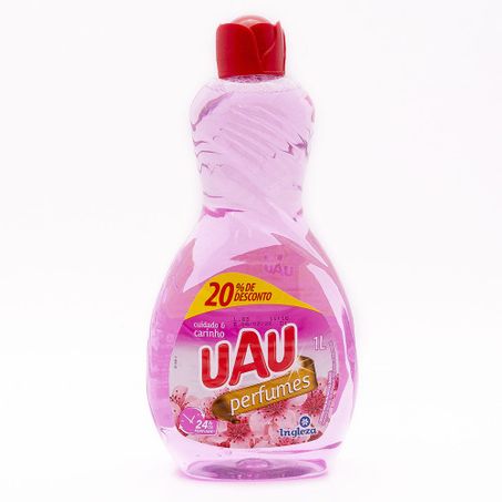 Limpador perfumado uau cuidado e carinho promocional 1l