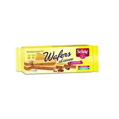 BISCOITO WAFER SCHAR 125GR AL CACAO