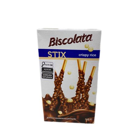 Biscoito biscolata chocolate ao leite e flocos de arroz 34g