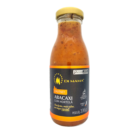Chutney Di Mama Abacaxi Com Hortelã 336g