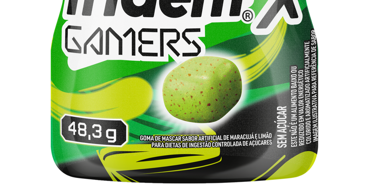 Goma de Mascar Trident Citrus Mix Maracujá e Limão Zero Açúcar 48,3G