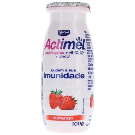 Leite Fermentado Parcialmente Desnatado de Morango Actimel 100G 360-1