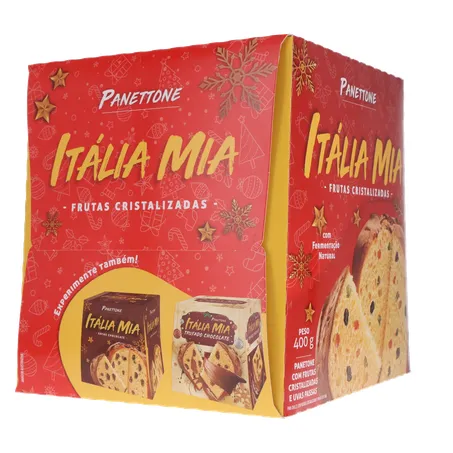 PANETONE ITALIA MIA 400G FRUTAS 360-30
