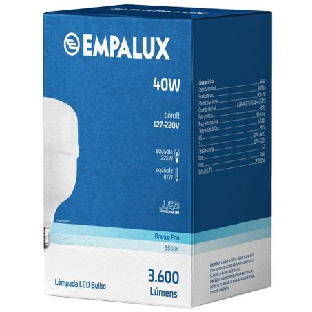 Lampada empalux led alta p. 6500k 40w