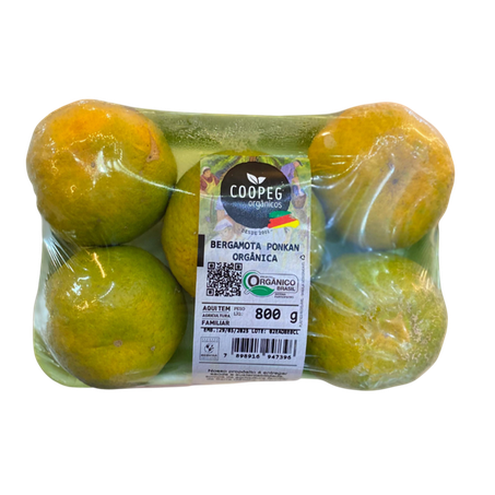 Bergamota Orgânica Coopeg 800g