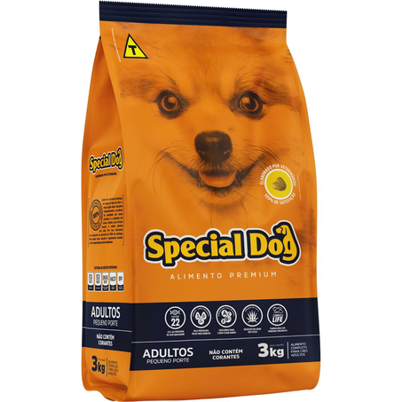 Ração Special Dog 3kg - Adultos - Raças Pequenas