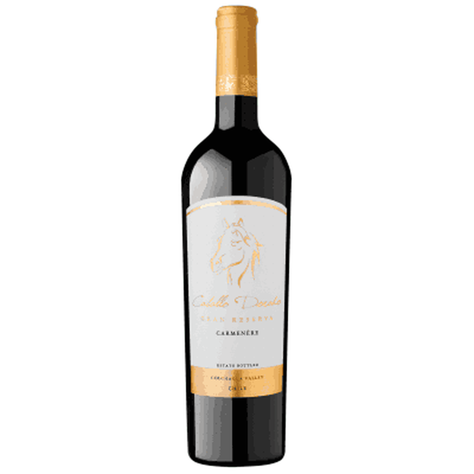 Vinho chileno caballo dorado gran reserva carménère 750ml