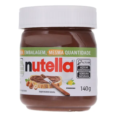 Creme Nutella avelã com cacau 140g 360-3