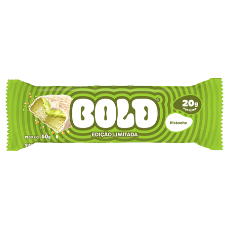 Barra Bold Proteína Pistache Edição Limitada 60g