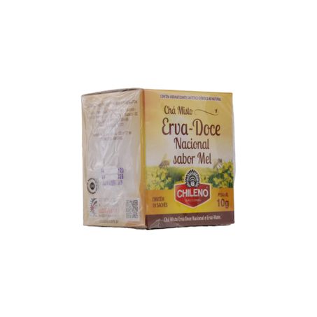 Chá Chileno Erva-Doce-Nacional e Mel Caixa com 10un - 10gr 360-23