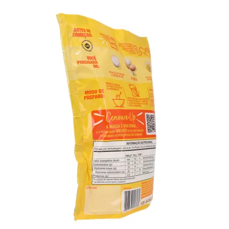 Mistura para Bolo Fleischmann Aerado Cenoura Up Pacote com 390G 360-13