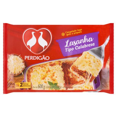 Lasanha tipo calabresa perdigão