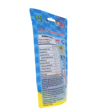 Bala de Gelatina Amos Gummy Blocks Sachê 72gr 360-12