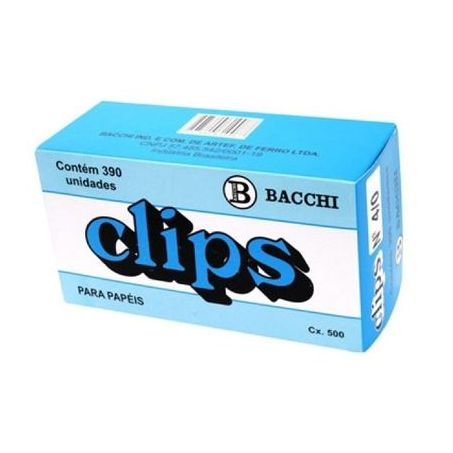 CLIPS N.4/0 GALVANIZADO BACCHI CAIXA C/390UN