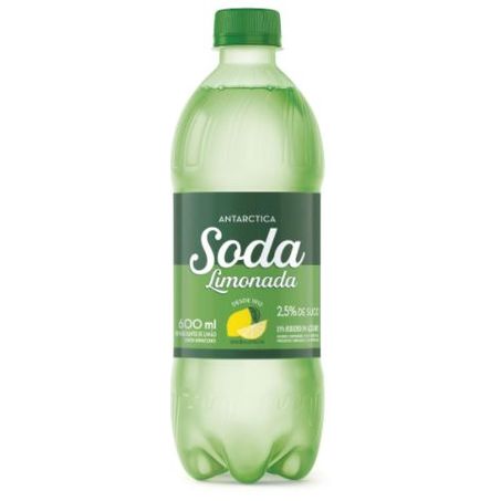 Refri antartica soda limonada 600ml