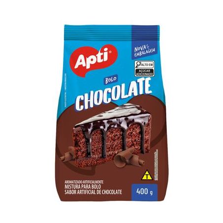 MISTURA P/BOLO APTI CHOCOLATE 400G 040643