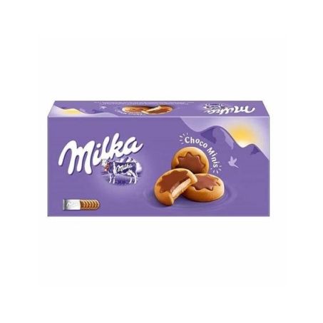 BISCOITO MILKA 150G RECHEADO CHOCO MINIS