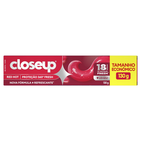 Gel Dental Closeup 130g - Red Hot - Econômico