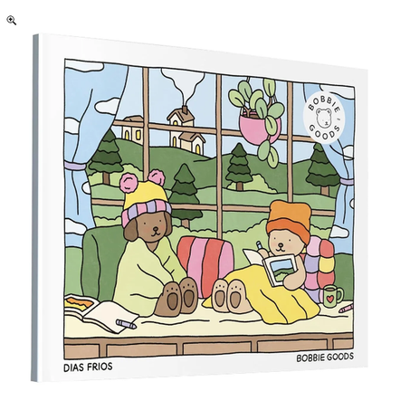 LIVRO VITROLA COLORIR BOBBIE GOODS DIAS FRIOS