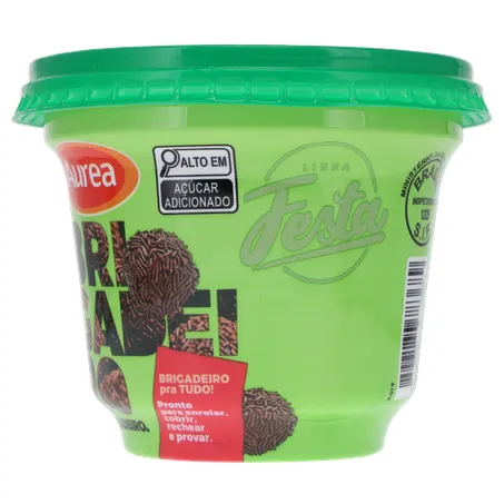 Sobremesa brigadeiro aurea pote 365g 360-6