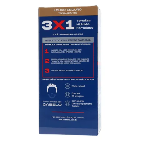 Tonalizante biocolor homem bozzano louro 360-19