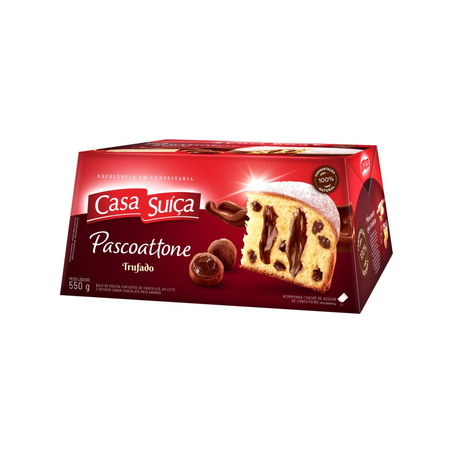 Pascoattone Casa Suiça Chocolate Trufado Caixa 550G