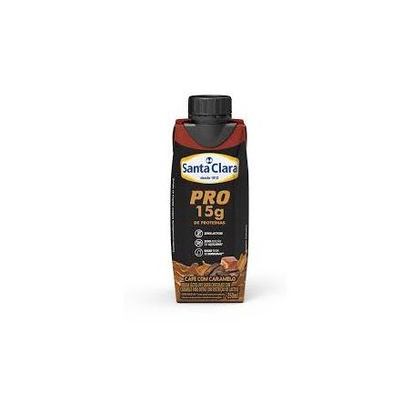 Bebida láctea santa clara pro café com caramelo 250ml