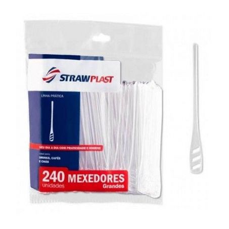 MEXEDOR P/DRINK GDE STRAWPLAST C/240
