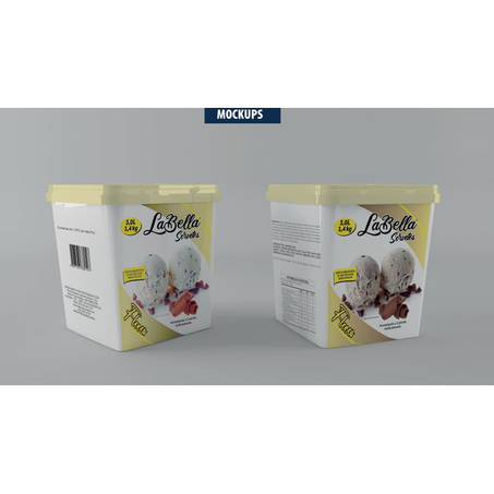 Sorvete flocos la bella 3l
