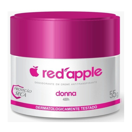 DESOD CREME RED APPLE DONNA 55G