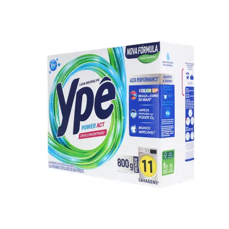Detergente em Po Ype Power Act 800g 360-4