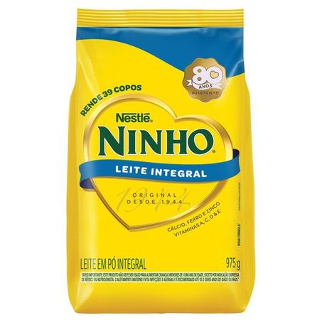 Leite Pó Integral Ninho Pacote 975g