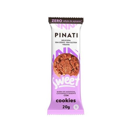 BARRA DE CEREAL PINATI ZERO ACUCAR 20G COOKIES 