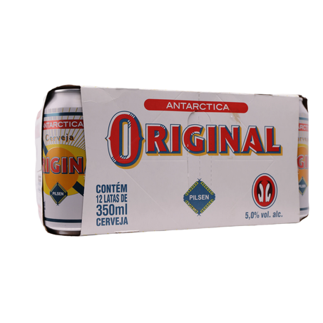 Cerveja antarctica original pilsen 350ml caixa com 12un 360-27