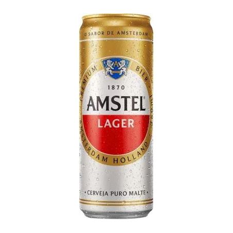 CERVEJA  AMSTEL 350ML LATA 