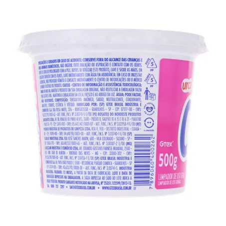 Sabão Pasta Cristal Rosa 500g 360-25