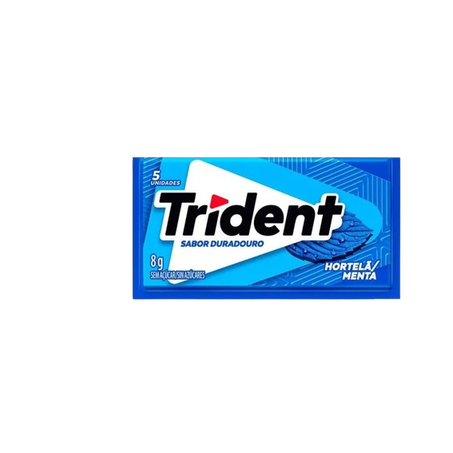 Goma trident hortelã 8g
