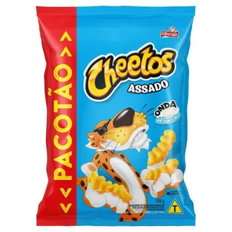Salgadinho elma chips cheetos onda requeijão pacote 105g