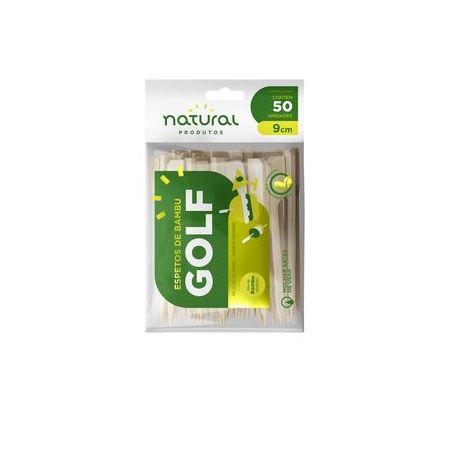 Espetinho bambu Golf natural 9cm