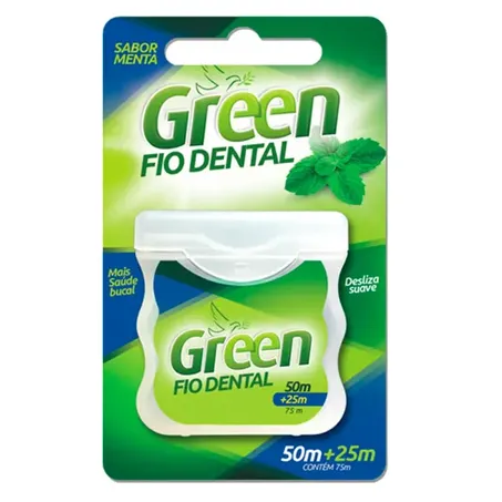 Fio dental green menta fi 700 75m
