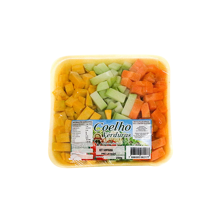 Feira Kit Sopinha Coelho Bandeja Pré Lavado 250g
