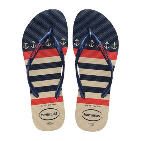 SAND HAVAIANA FEM SLIM NAUTICAL BG MAR 33/4