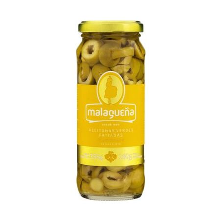 AZEITONA MALAGUENA VERDE FATIADA VD 160G